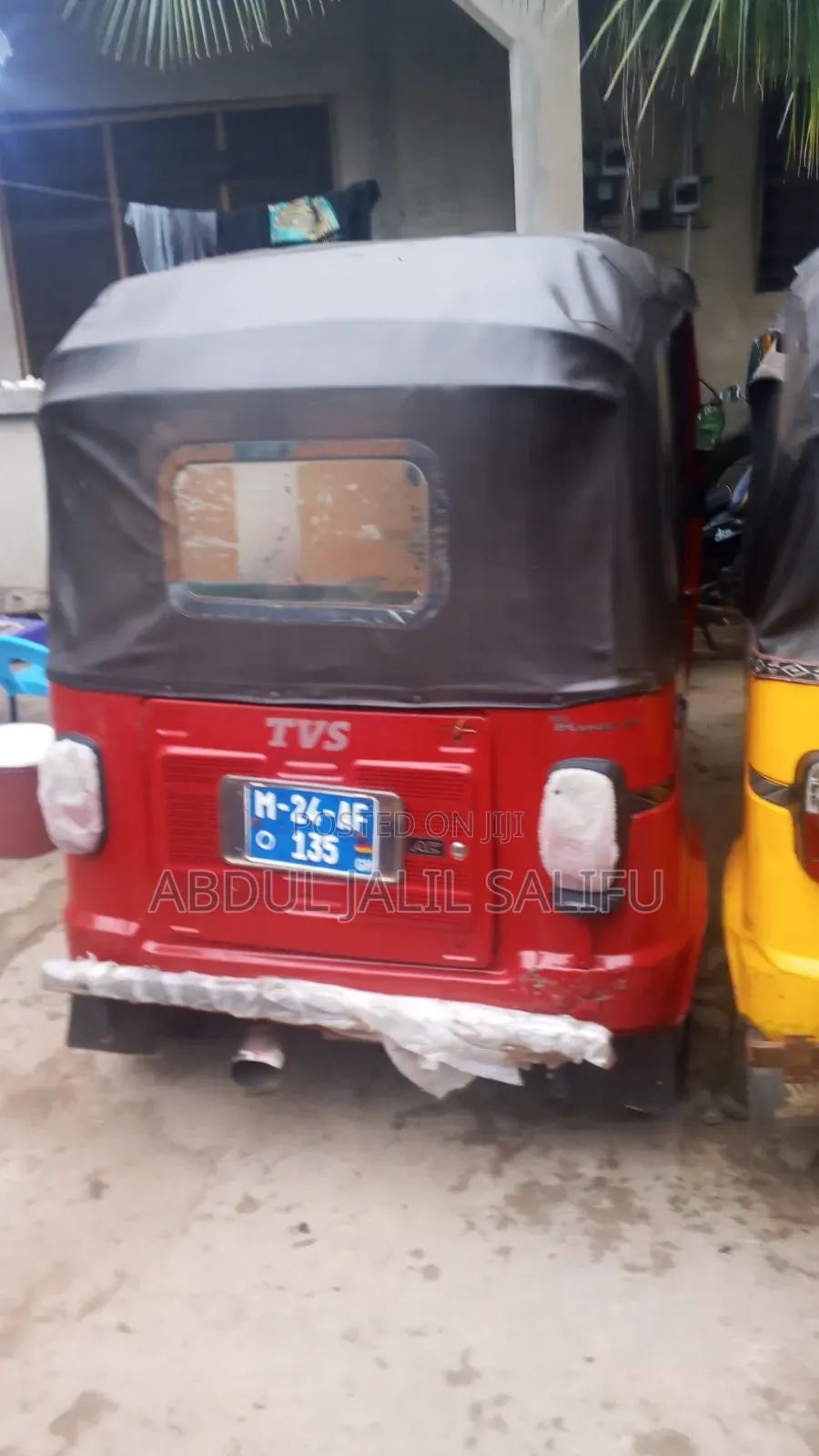 TVS King Deluxe Plus iTouch Start 2024 Red