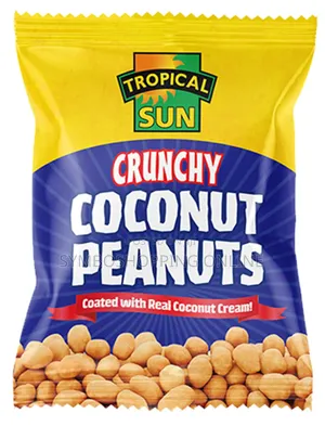 Tropical Sun Crunchy Coconut Peanuts 50g