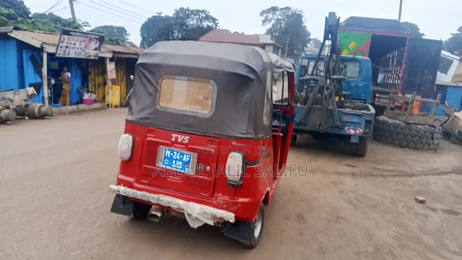 TVS King Deluxe Plus iTouch Start 2024 Red