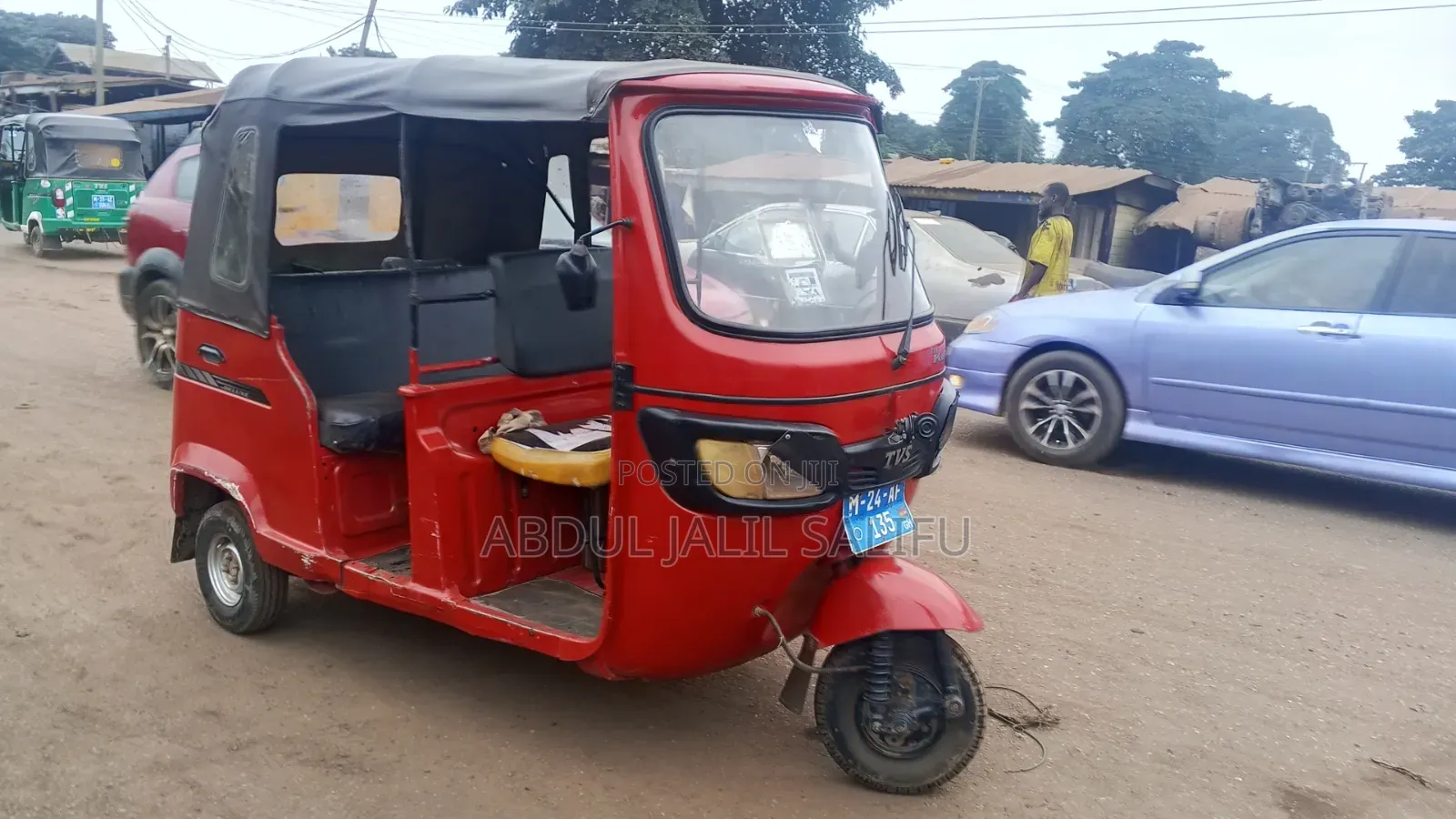 TVS King Deluxe Plus iTouch Start 2024 Red