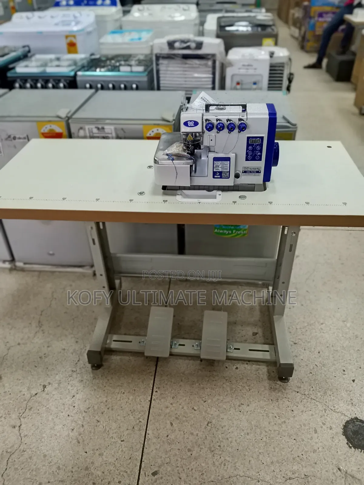 Digital Butterfly Knitting Machine 4thread