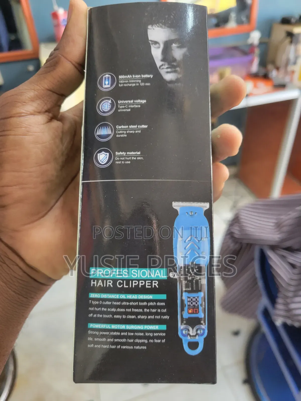 Professional Hair Clipper GYT-999 Cordless, LED Display, Complete Kit
