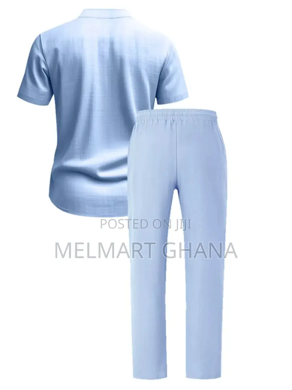 Men's Plus Size Casual Shirt Pants Set