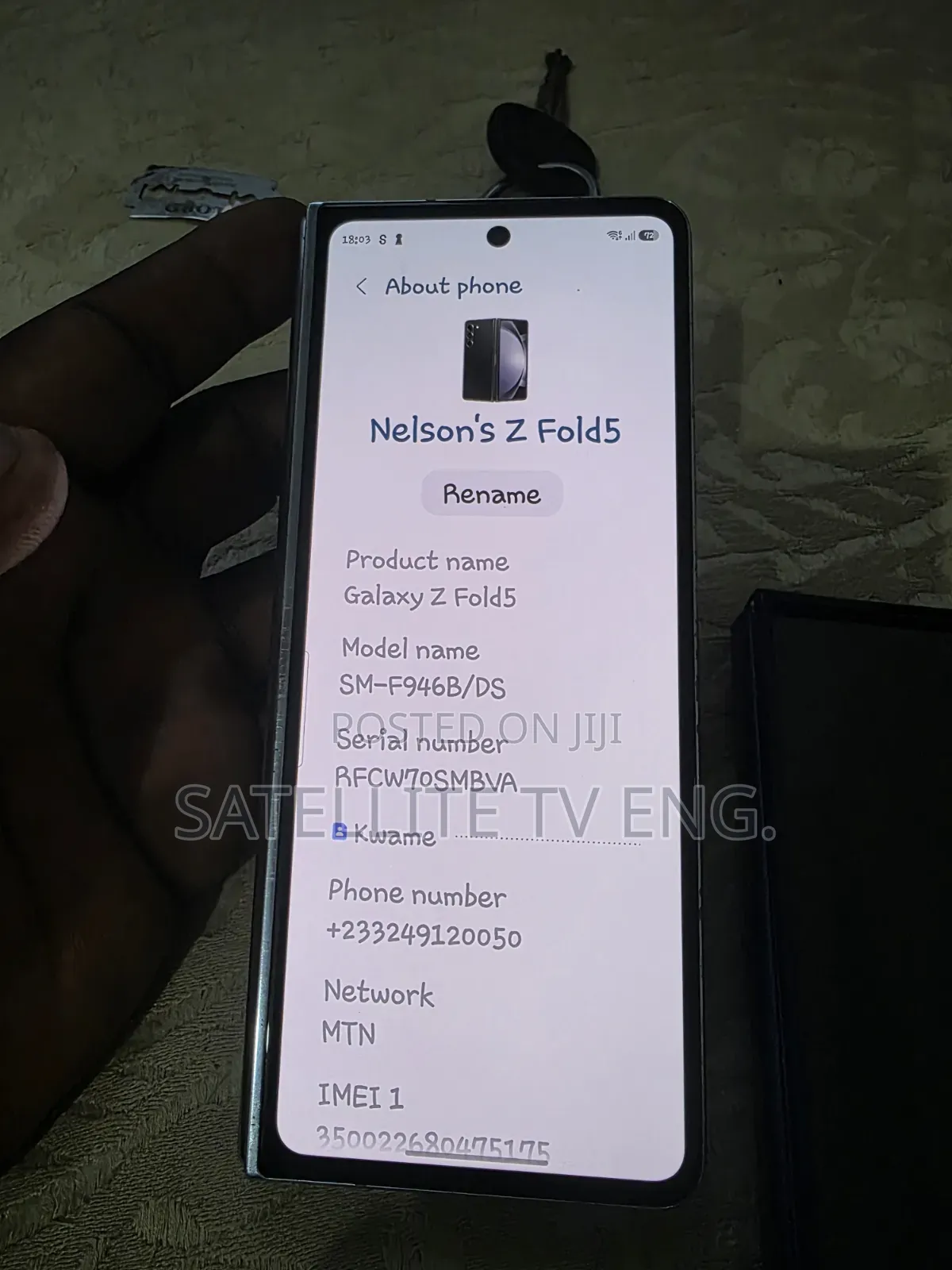 Samsung Galaxy Z Fold 5 256 GB Silver