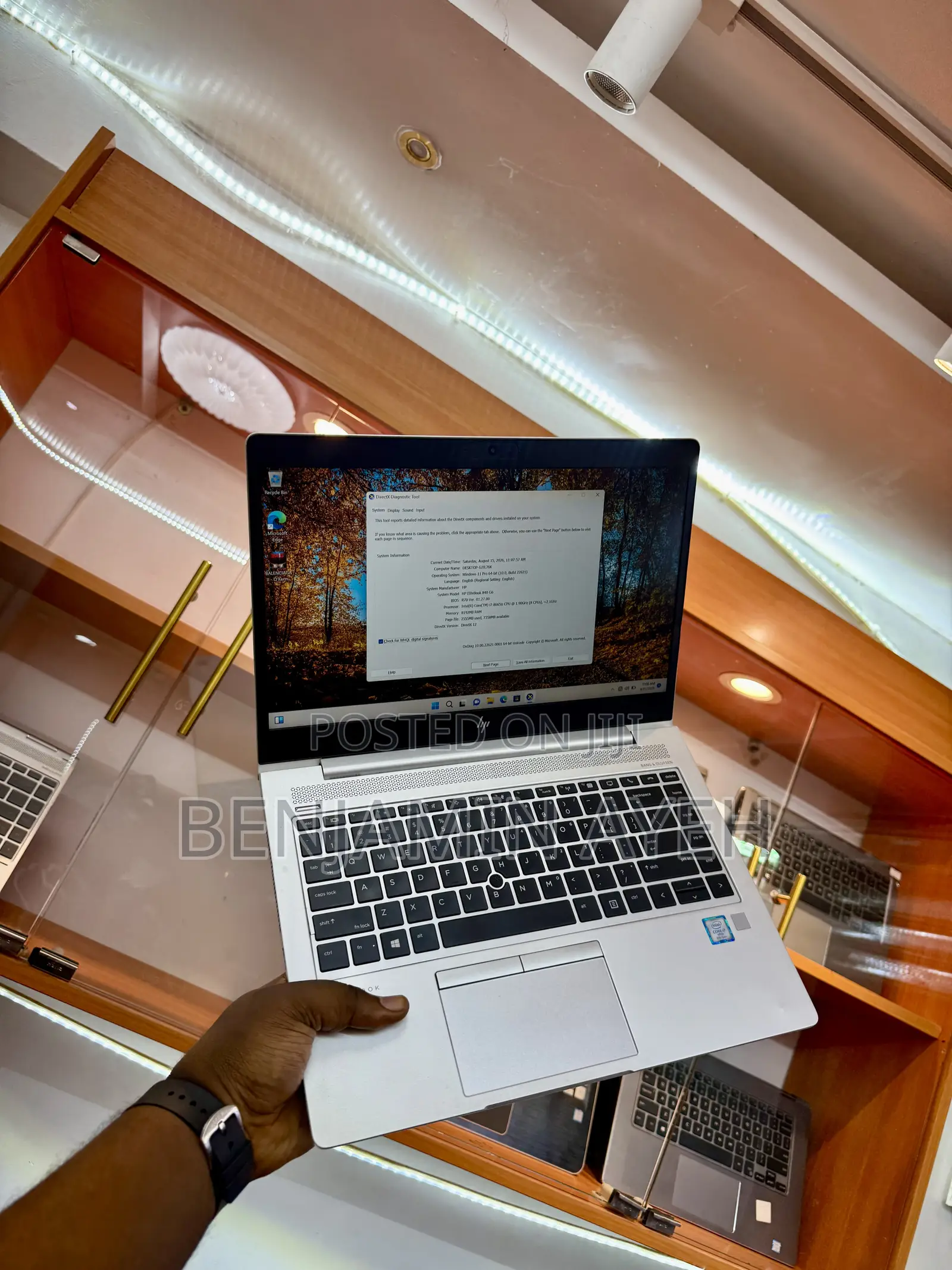 Laptop HP EliteBook 840 G6 8GB Intel Core i7 SSD 256GB