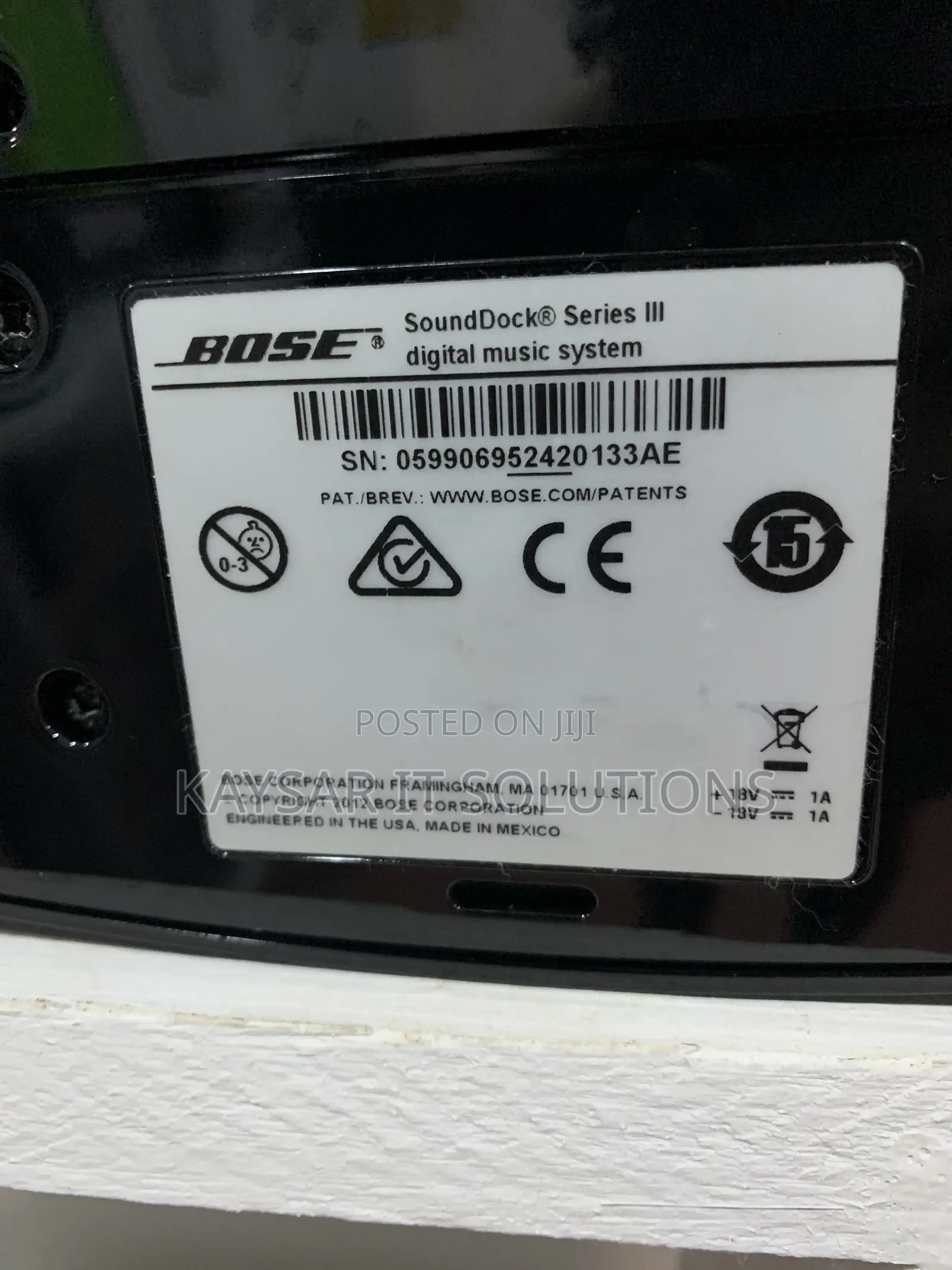 Bose Soundock Series III