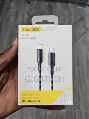 Essager Es-X45 100w USB-C to USB-C Cable 1m