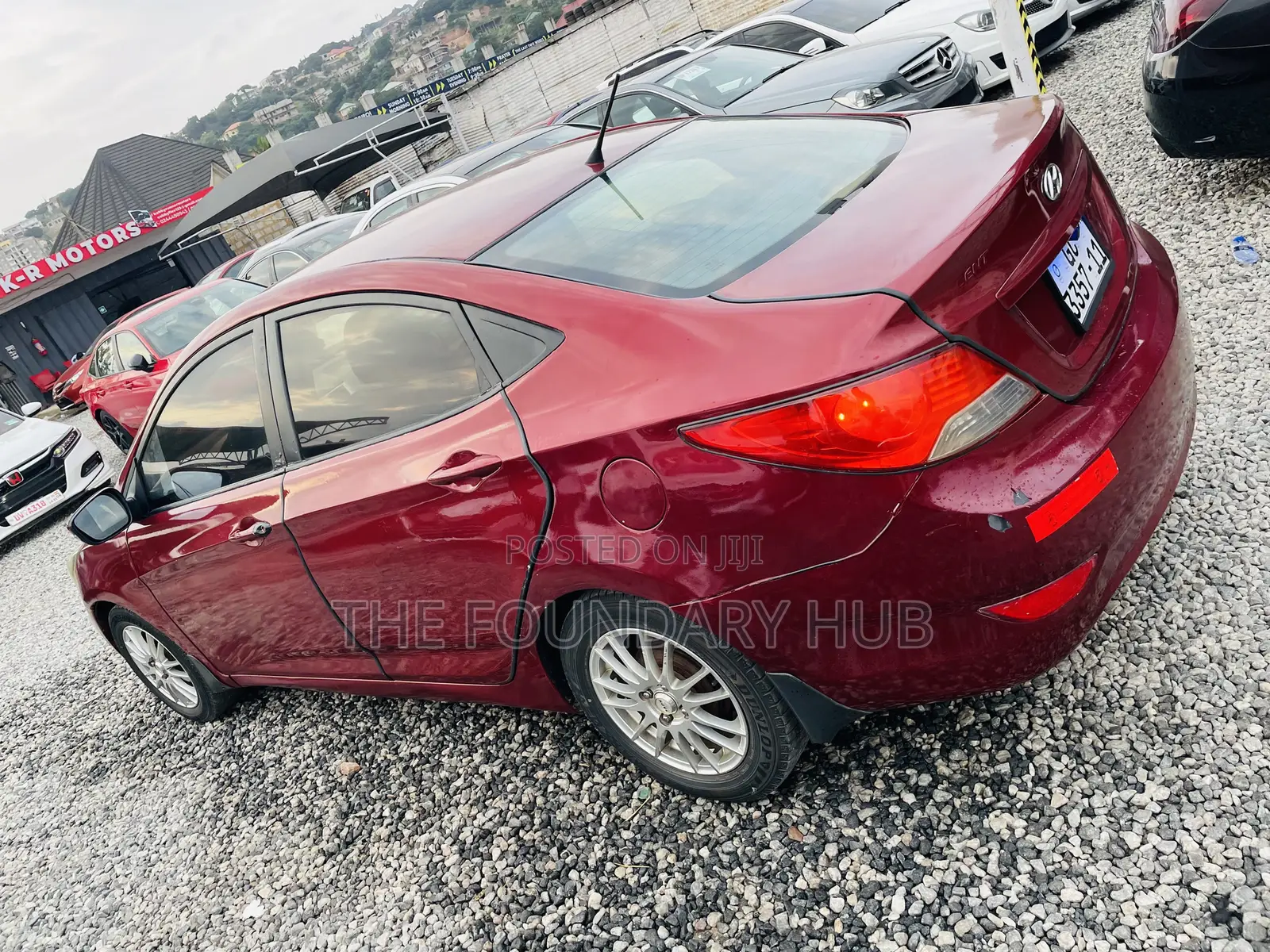 Hyundai Accent GS Automatic 2010 Red