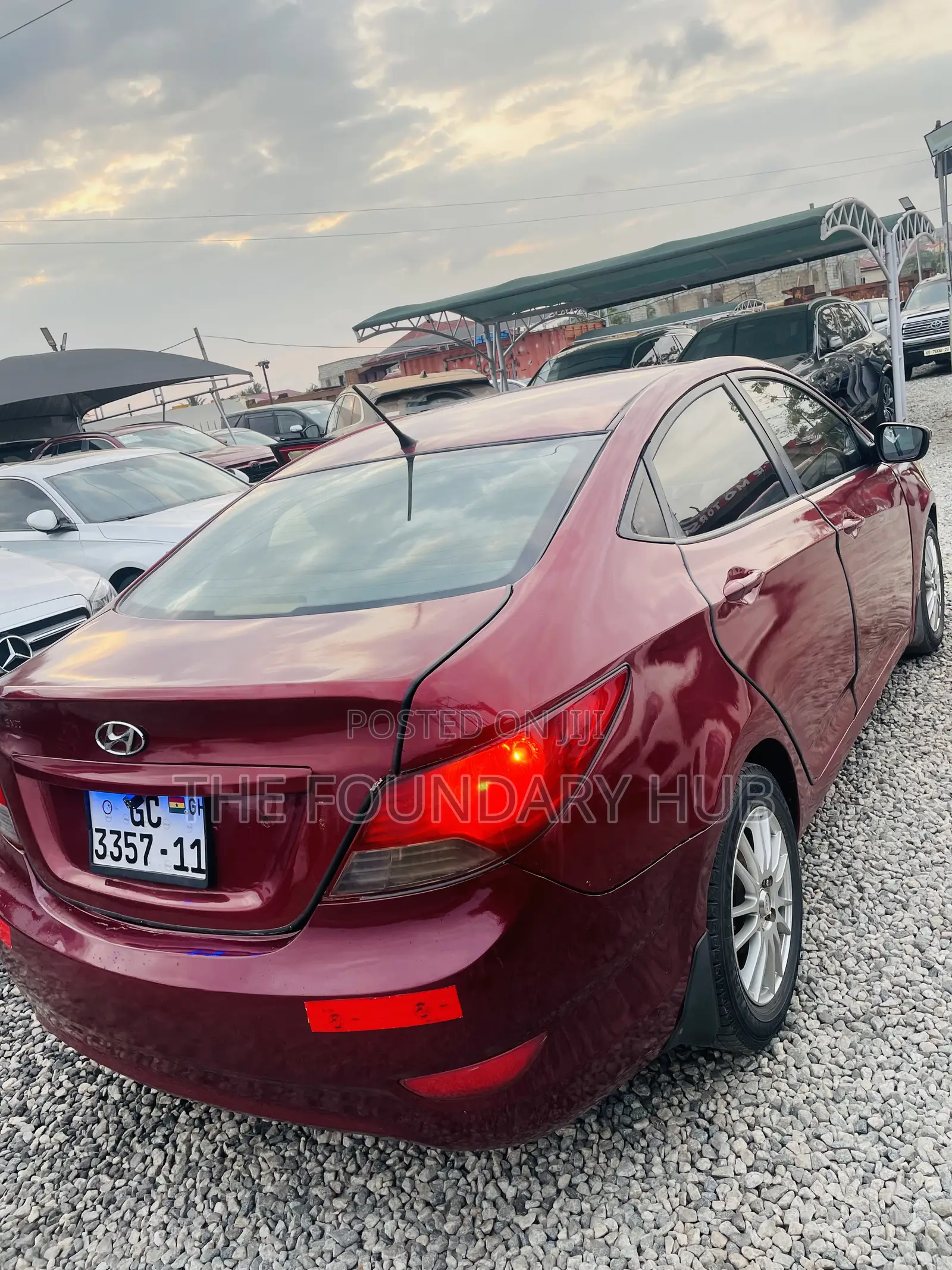 Hyundai Accent GS Automatic 2010 Red
