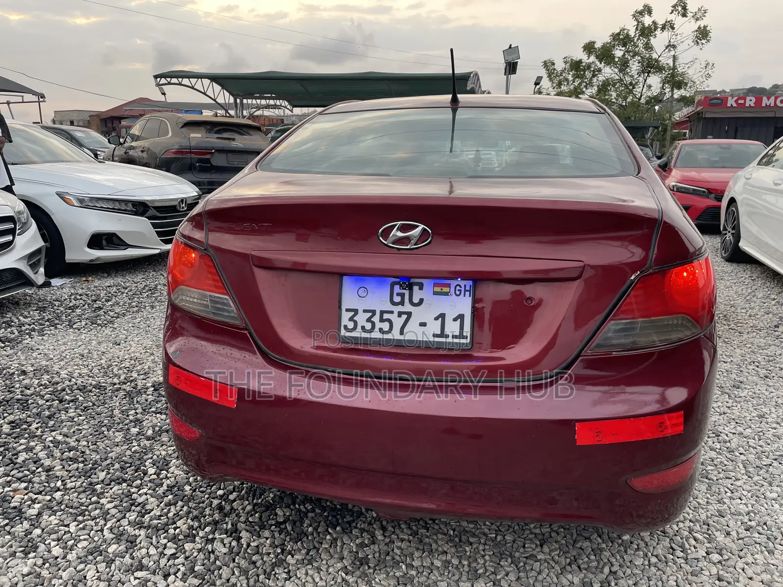Hyundai Accent GS Automatic 2010 Red