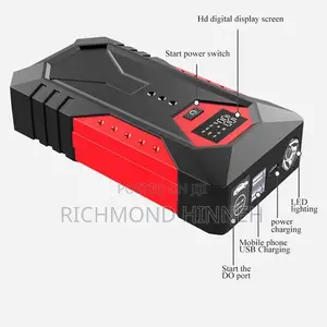 Car Battery Jump Starter 12v High Power + Tyre Pump