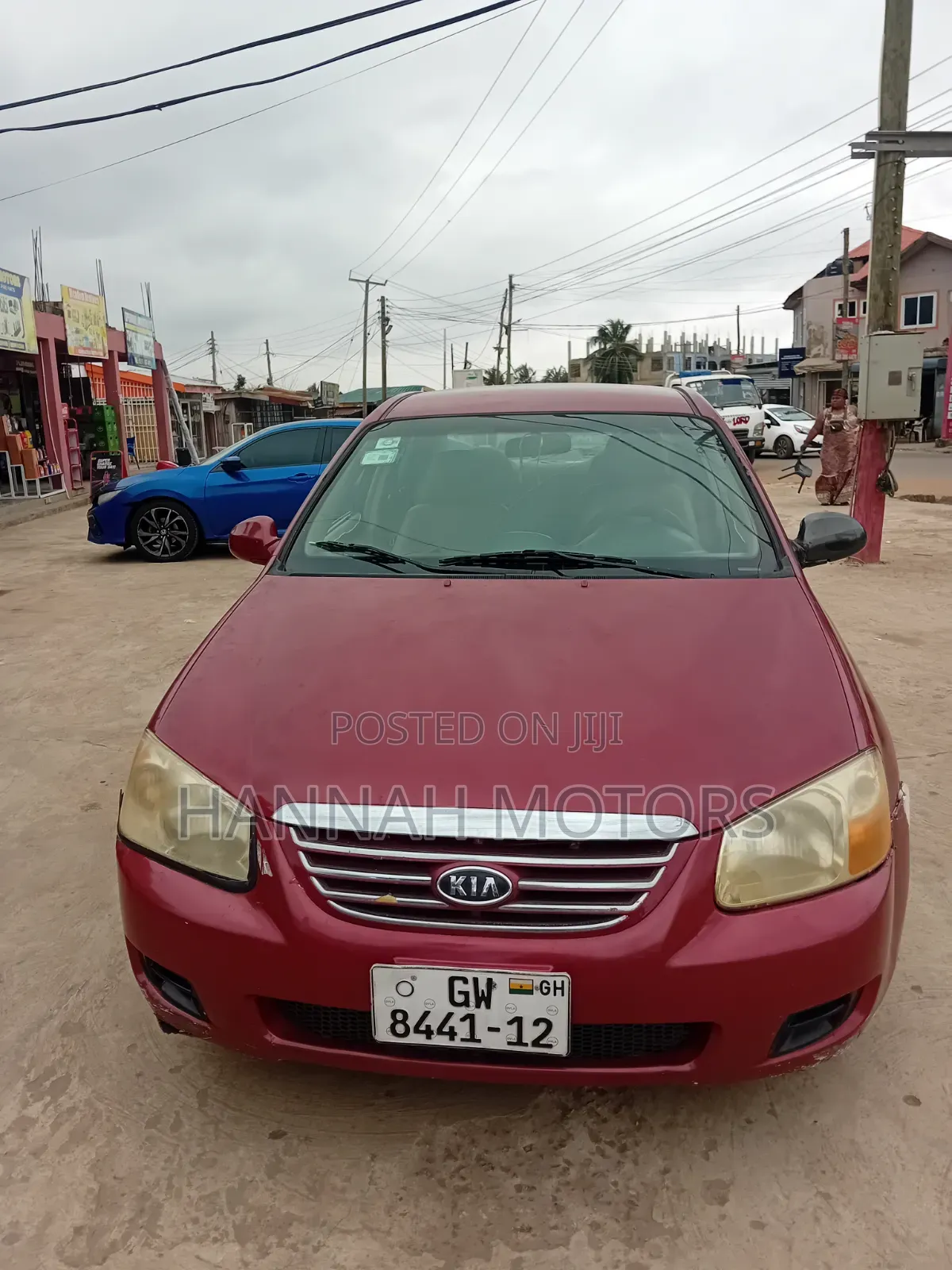 Kia Spectra 2007 Red