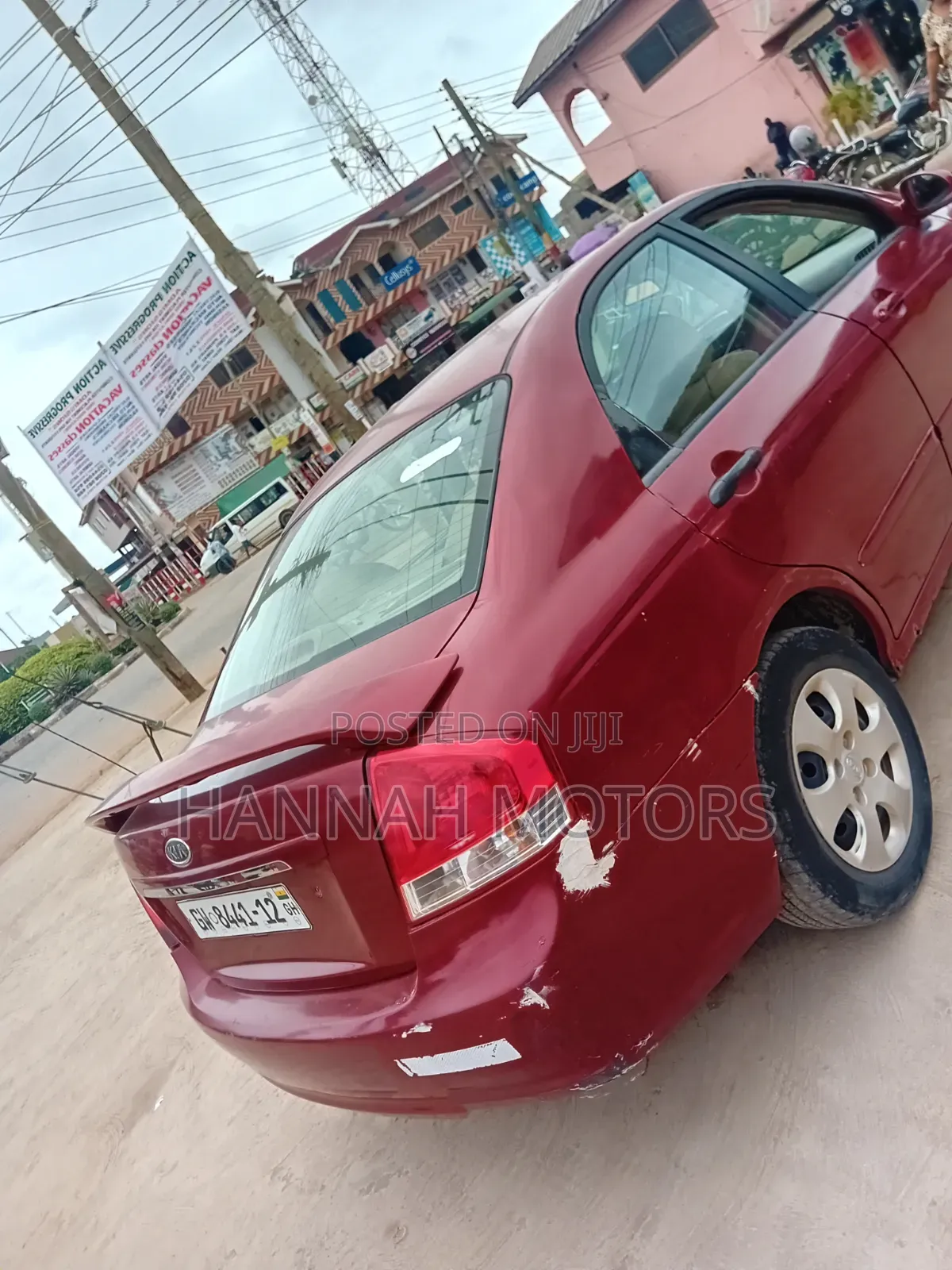 Kia Spectra 2007 Red