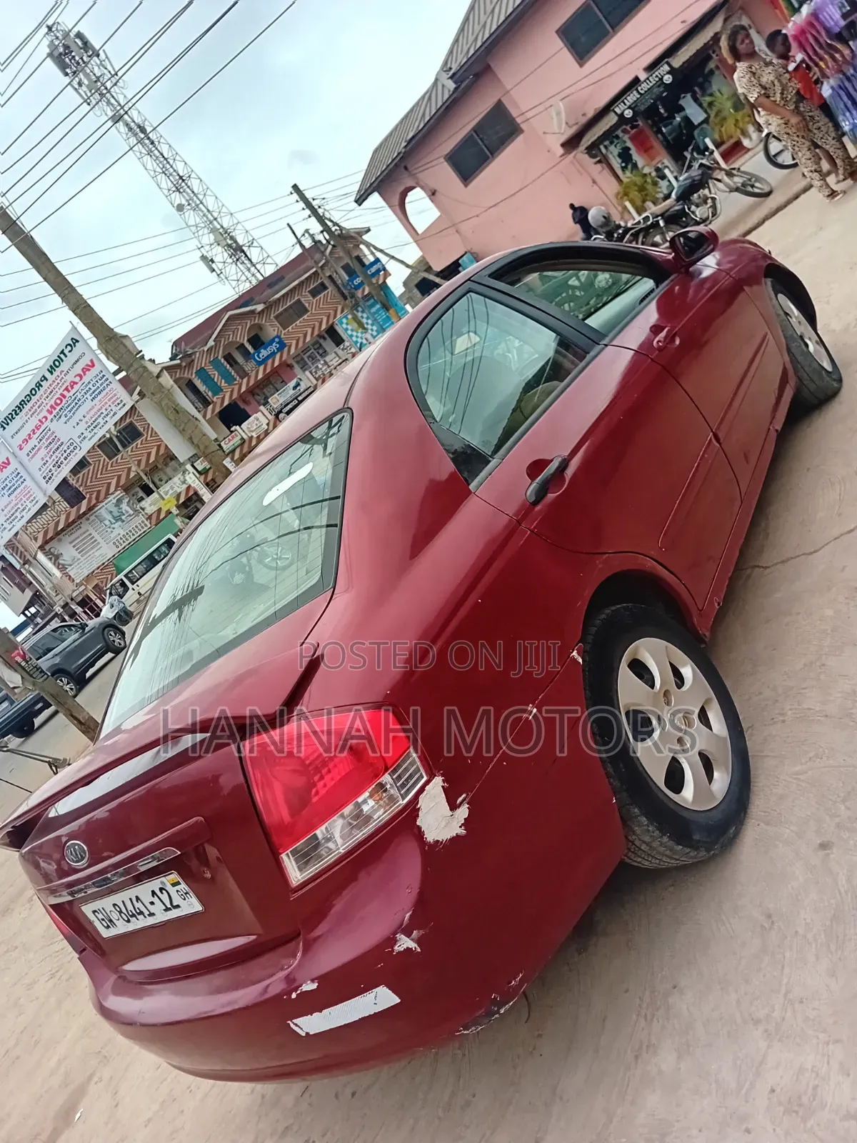 Kia Spectra 2007 Red
