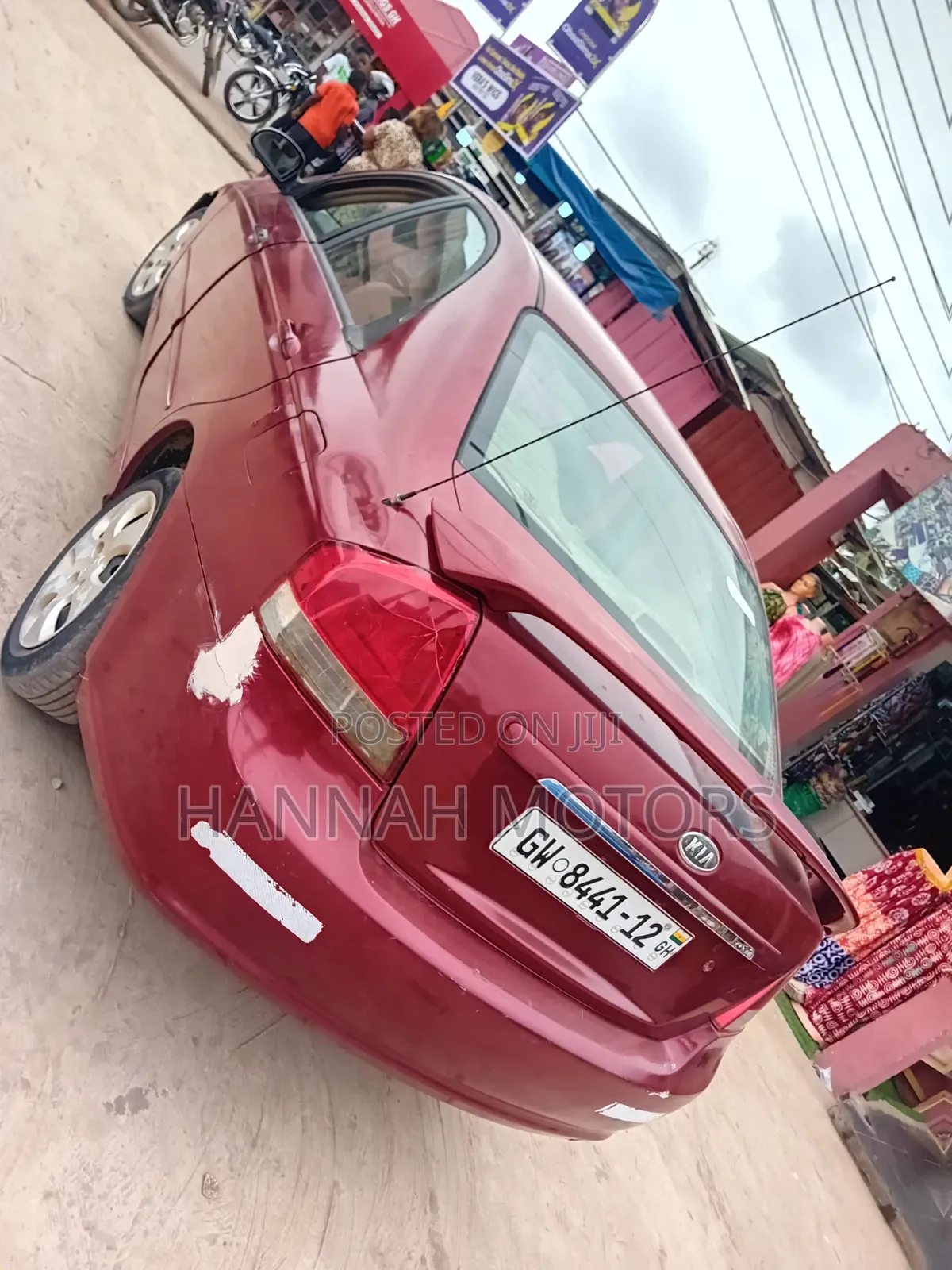 Kia Spectra 2007 Red