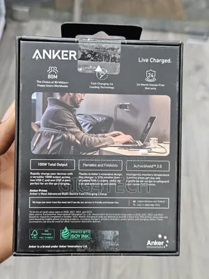 Anker Prime 100w 3-Port Gan Fast Charger