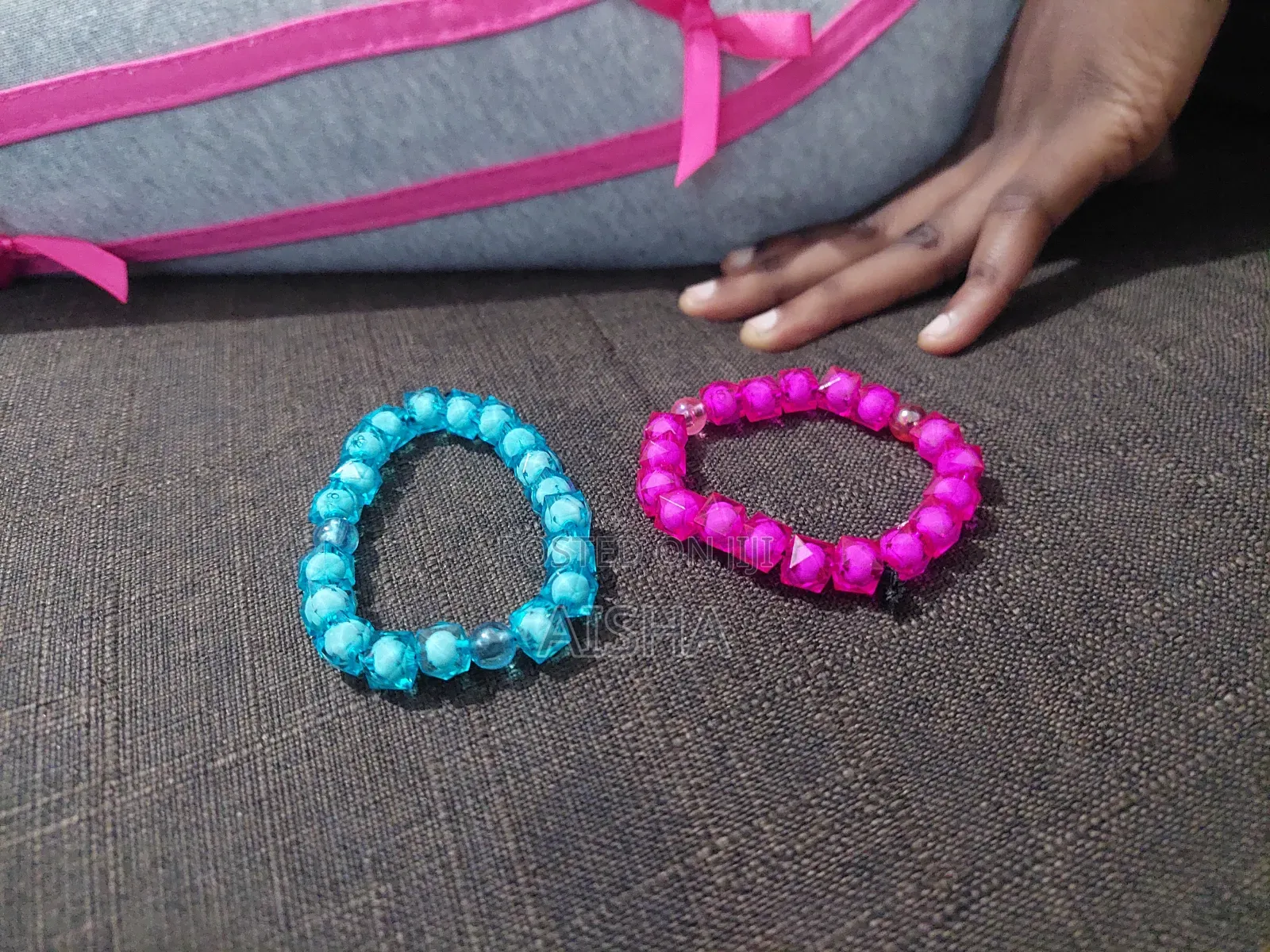 Normal Pink and Blue Casual Bracelet