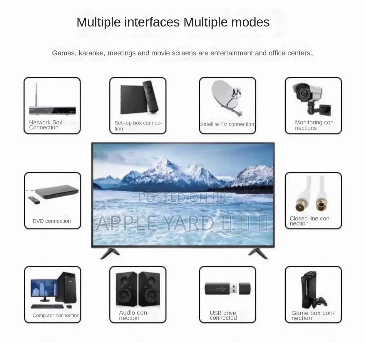 55 Inches HCTIANQI Brand New Television