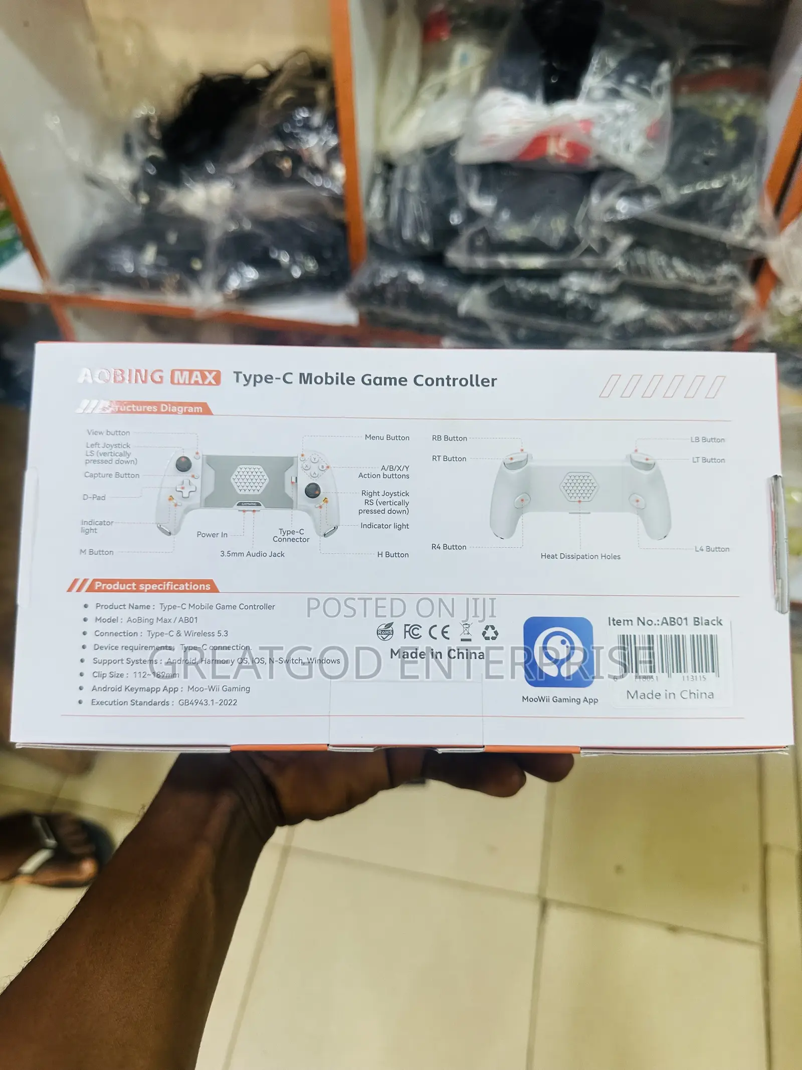 Gaming Aobing Max+ Telescopic Wireless Controller