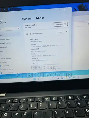 Laptop Lenovo ThinkPad X280 8GB Intel Core i5 SSD 256GB