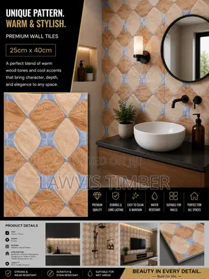 25x40cm Savanna Mosaic 3D Glossy Decorative Wall Tiles