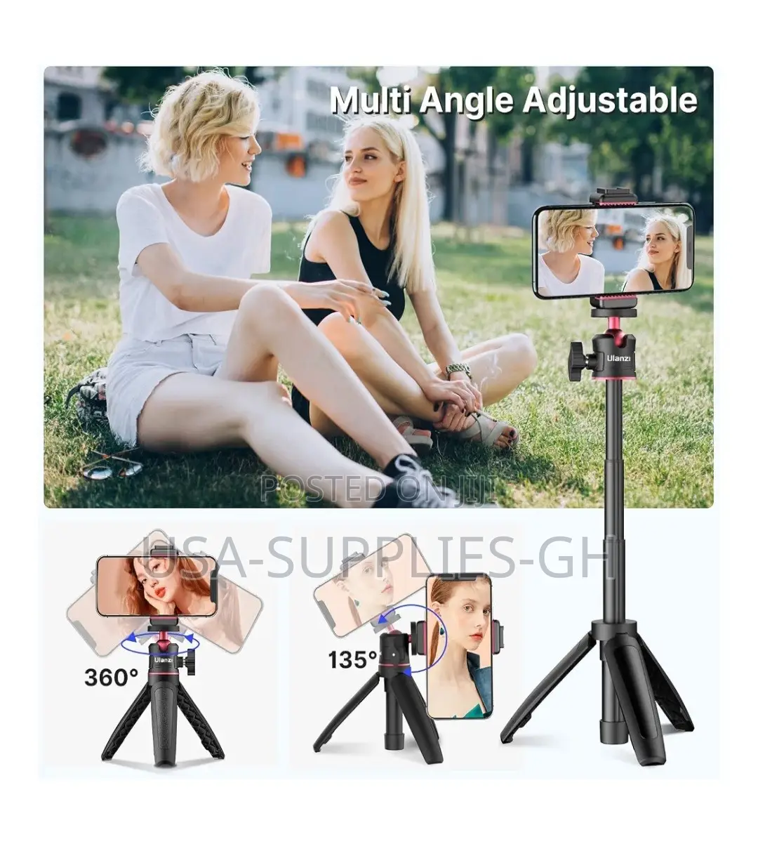 ULANZI MT-08 Mini Extension Pole Tripod for Camera and Phones From Usa