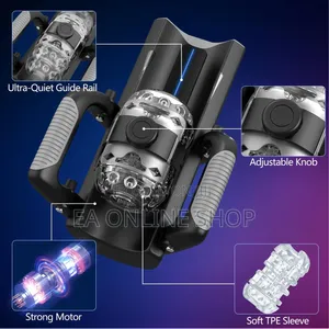 12CM Stroking Up Down Movement Vibrating Rotating Men Sex Toy Machine