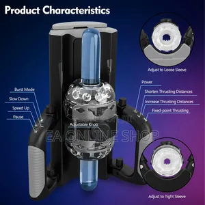 12CM Stroking Up Down Movement Vibrating Rotating Men Sex Toy Machine