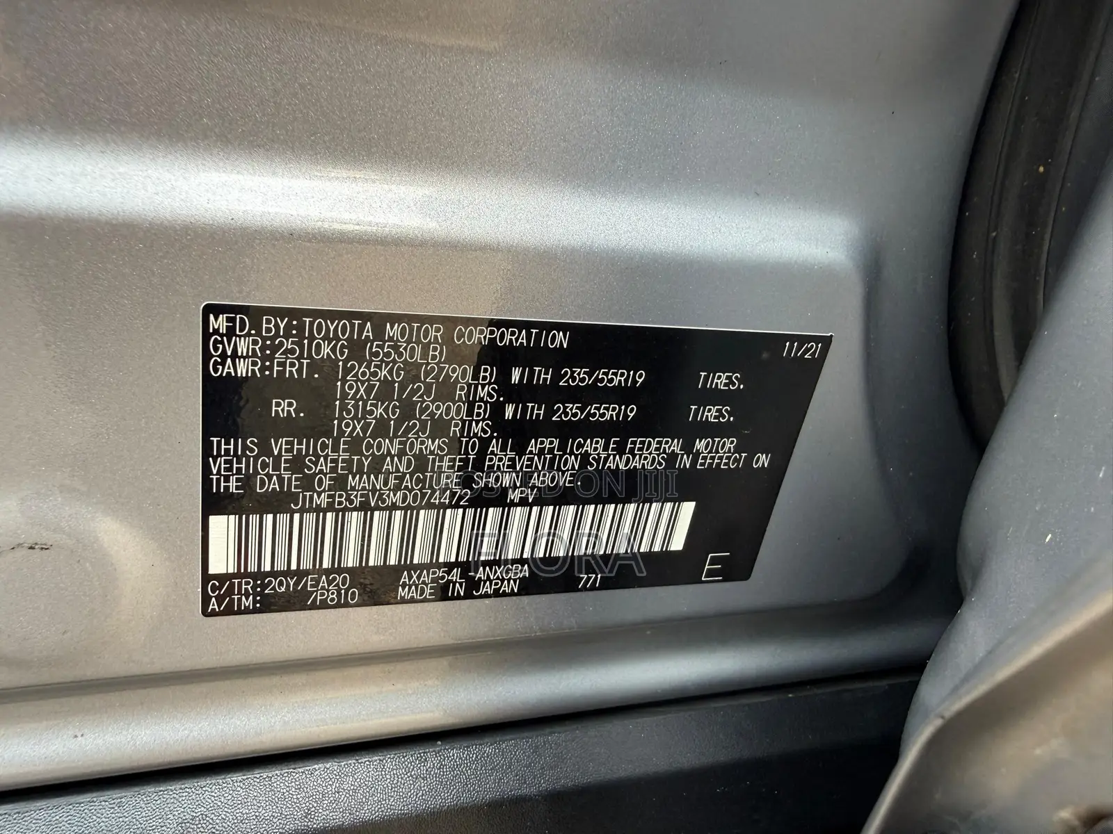 Toyota RAV4 XLE Premium 2021 Silver