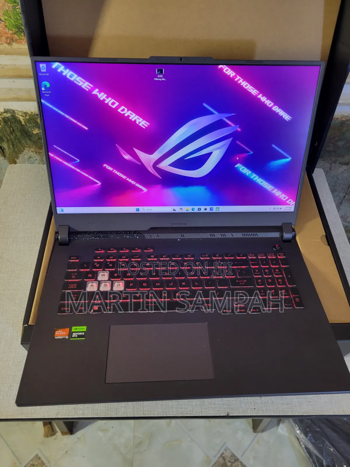Laptop Asus ROG Strix G731G 16GB AMD Ryzen 9 SSD 1T