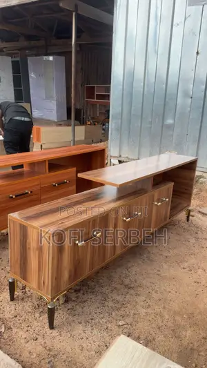 Laminated TV Console