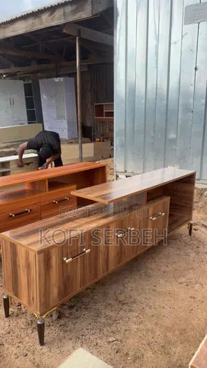 Laminated TV Console