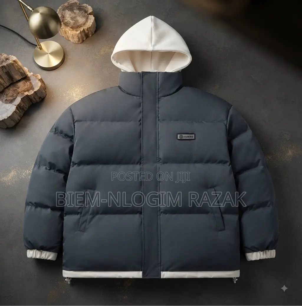 Hooded Puffer Jacket Available in Stock