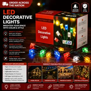 LED Decorative Lights – Multicolor – Indoor/Outdoor