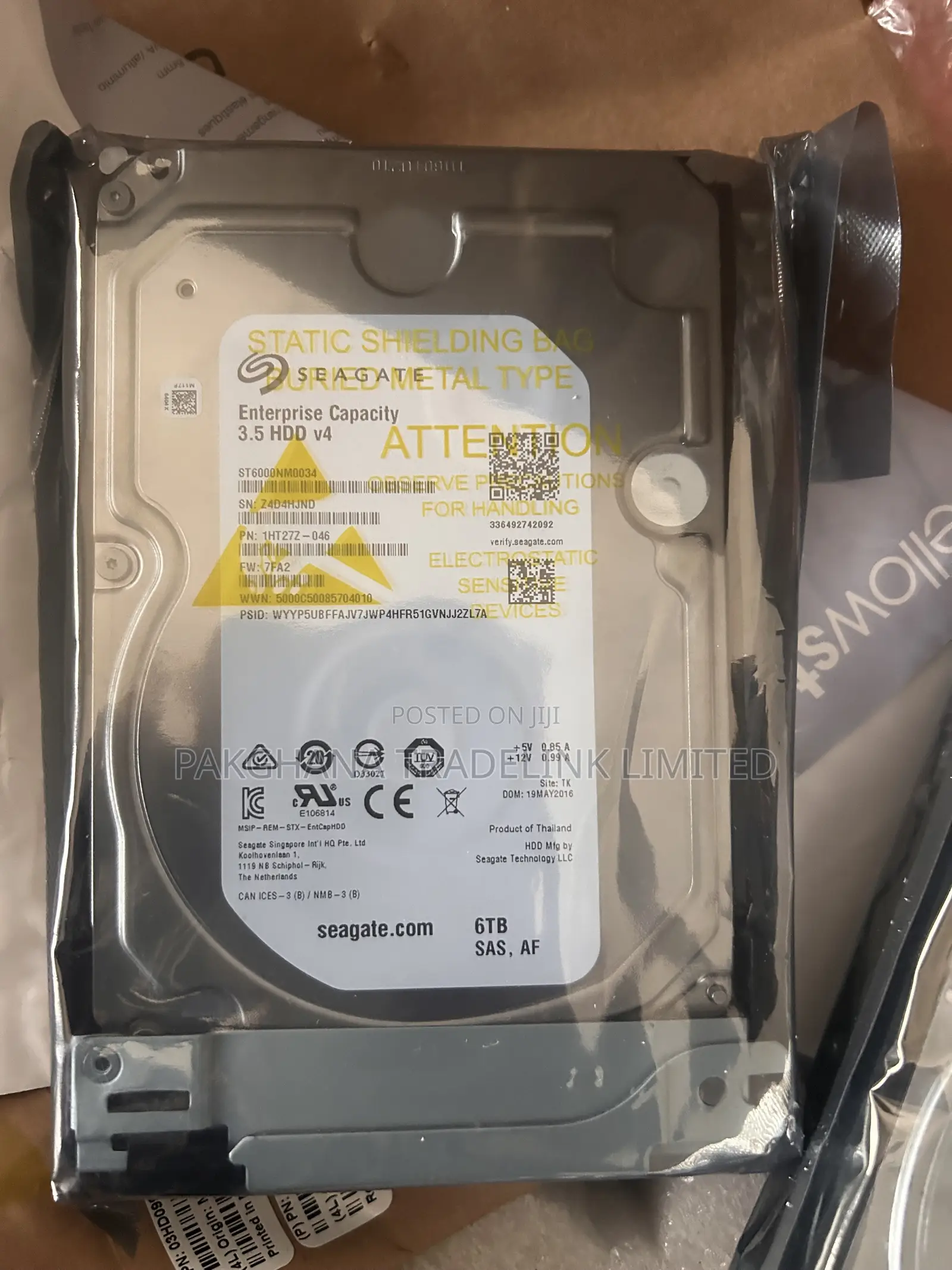 6 TB Seagate Hard Disk