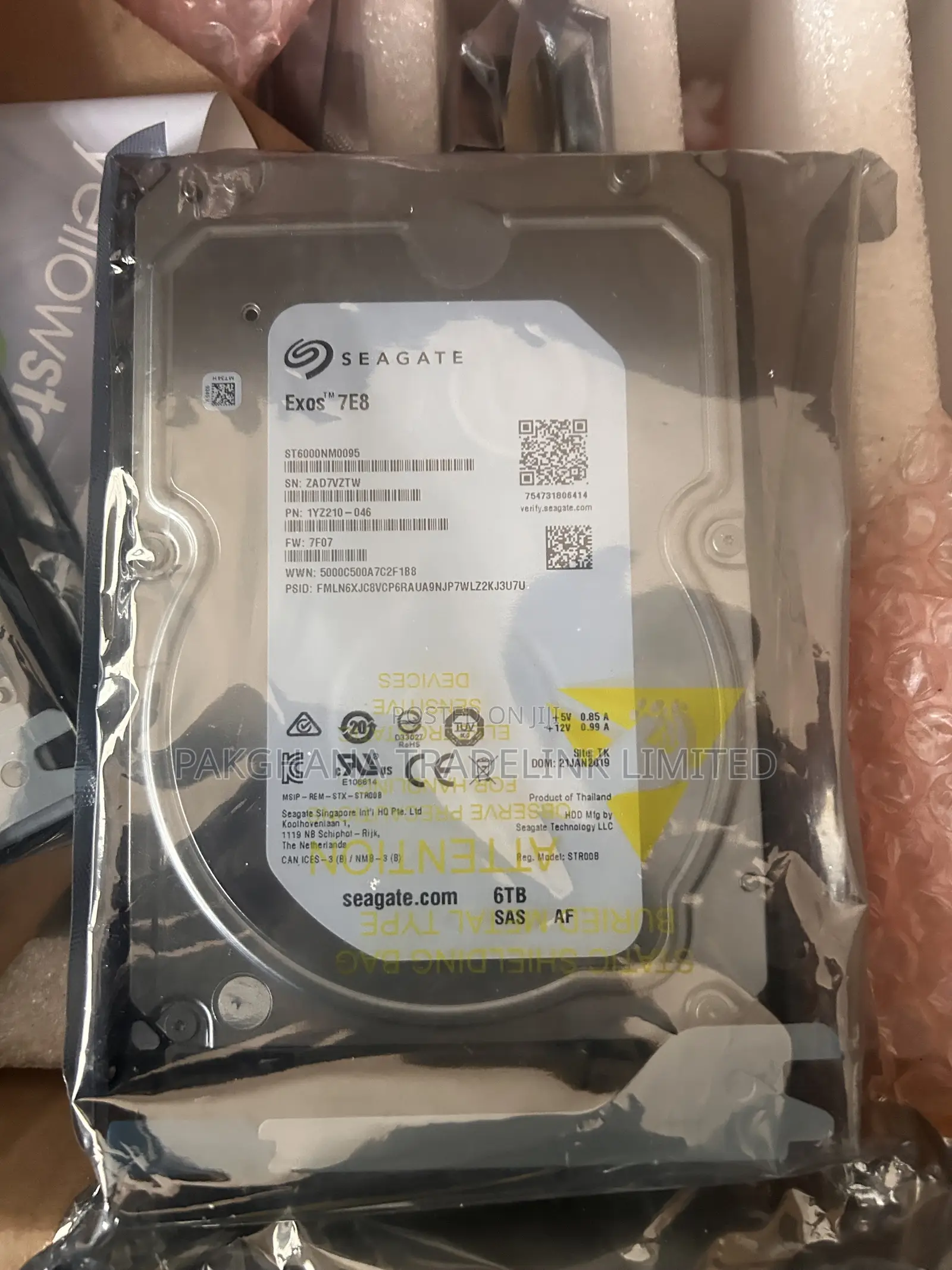 6 TB Seagate Hard Disk