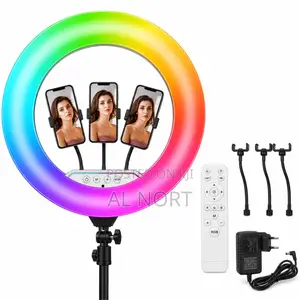 Green Lyca 18-Inch RGB LED Soft Ring Light – GL69841