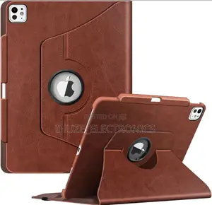 Rotating Leather Case for iPad Pro 13inch (M4/M5) With Pencil Holder