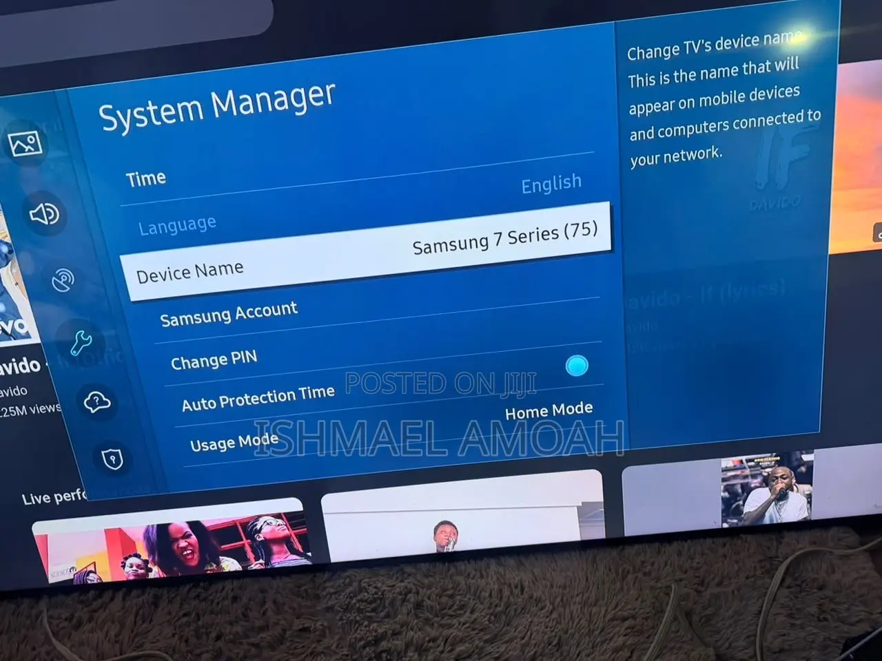 Samsung 75 Inches Smart