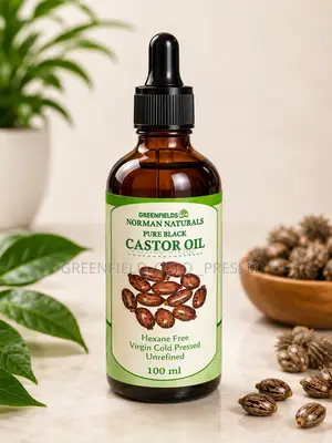 Cold Pressed Castor Oil 100ml Glass Dropper
