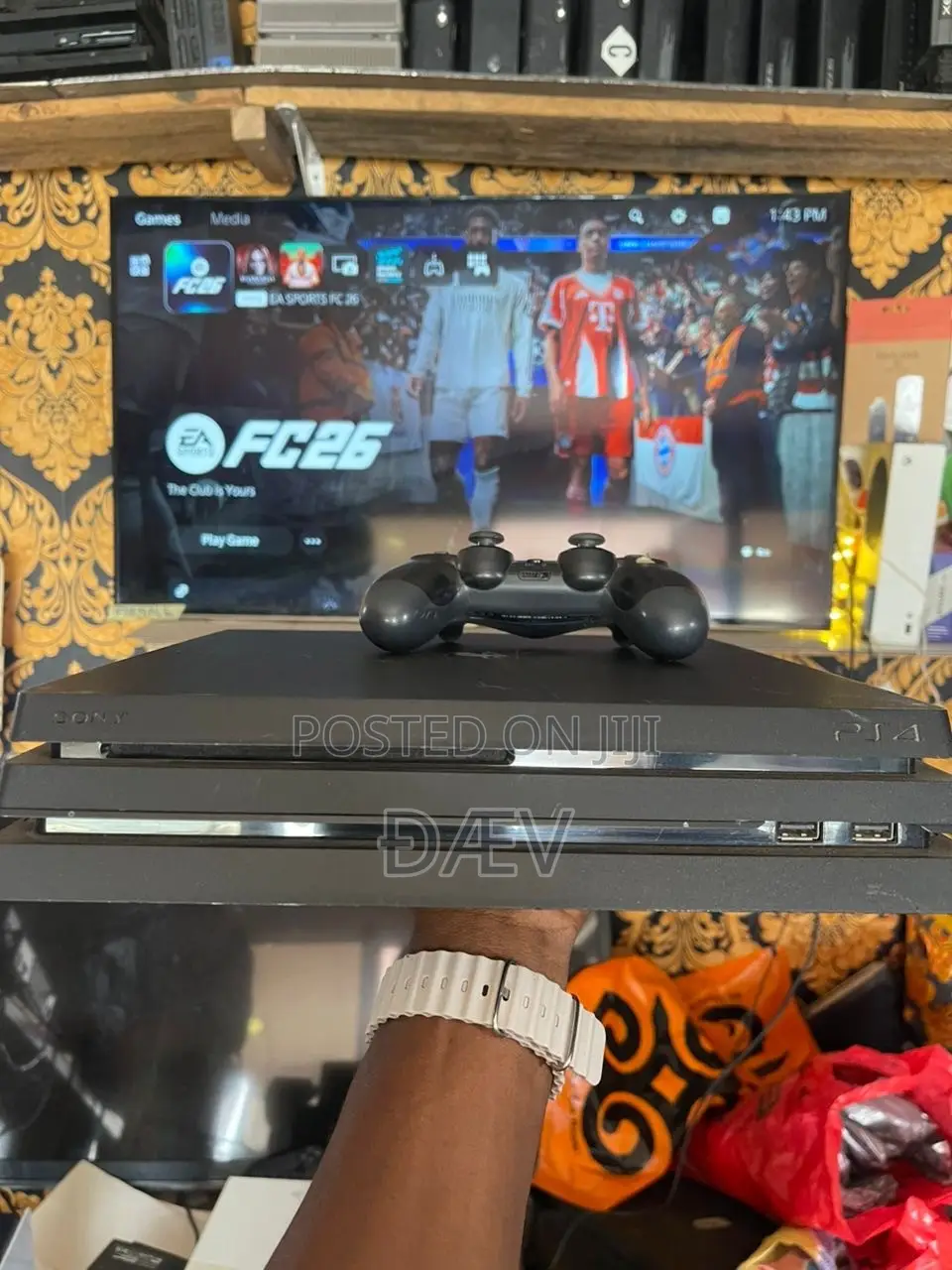Play Station’s Console and Controller