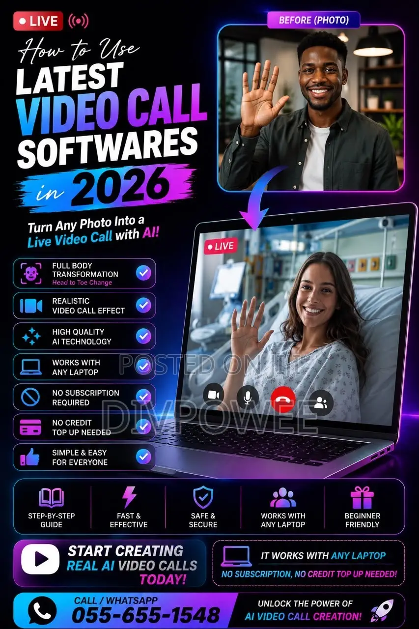 Video Call Software Full Body. Ai Video Call, Deepfakelive, Deep Call