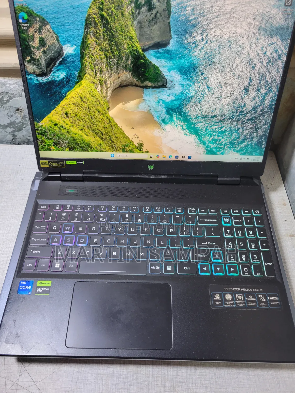 Laptop Acer Predator Helios Neo 16 16GB Intel Core i5 SSD 512GB