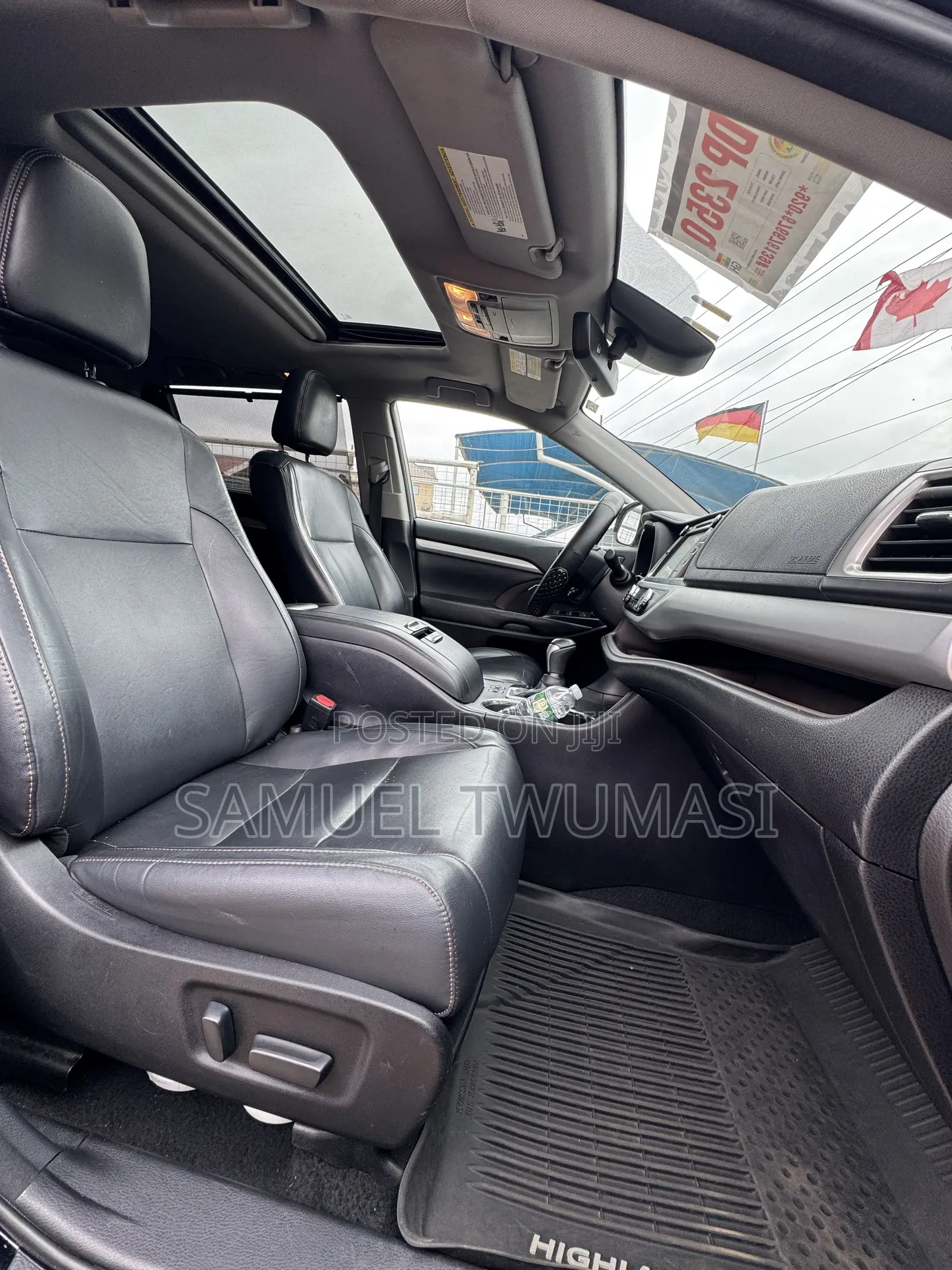 Toyota Highlander XLE 4x2 V6 (3.5L 6cyl 8A) 2017 Black