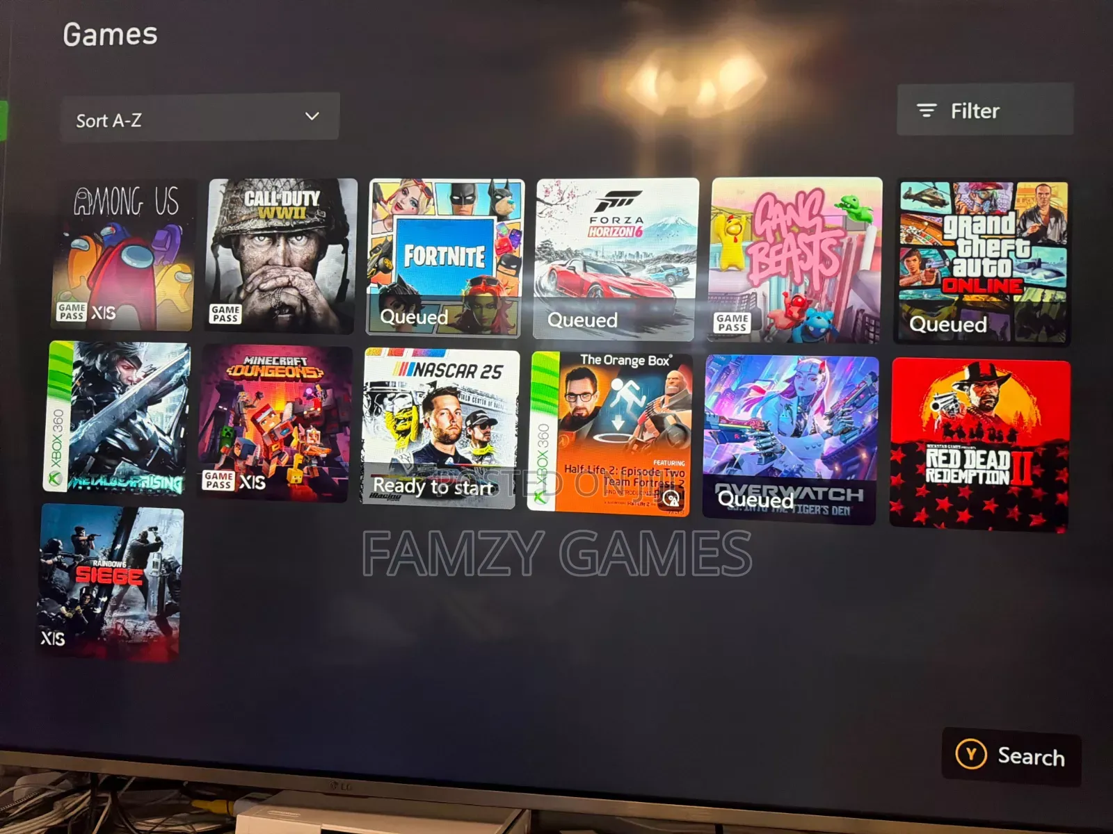 Xbox Games Installation