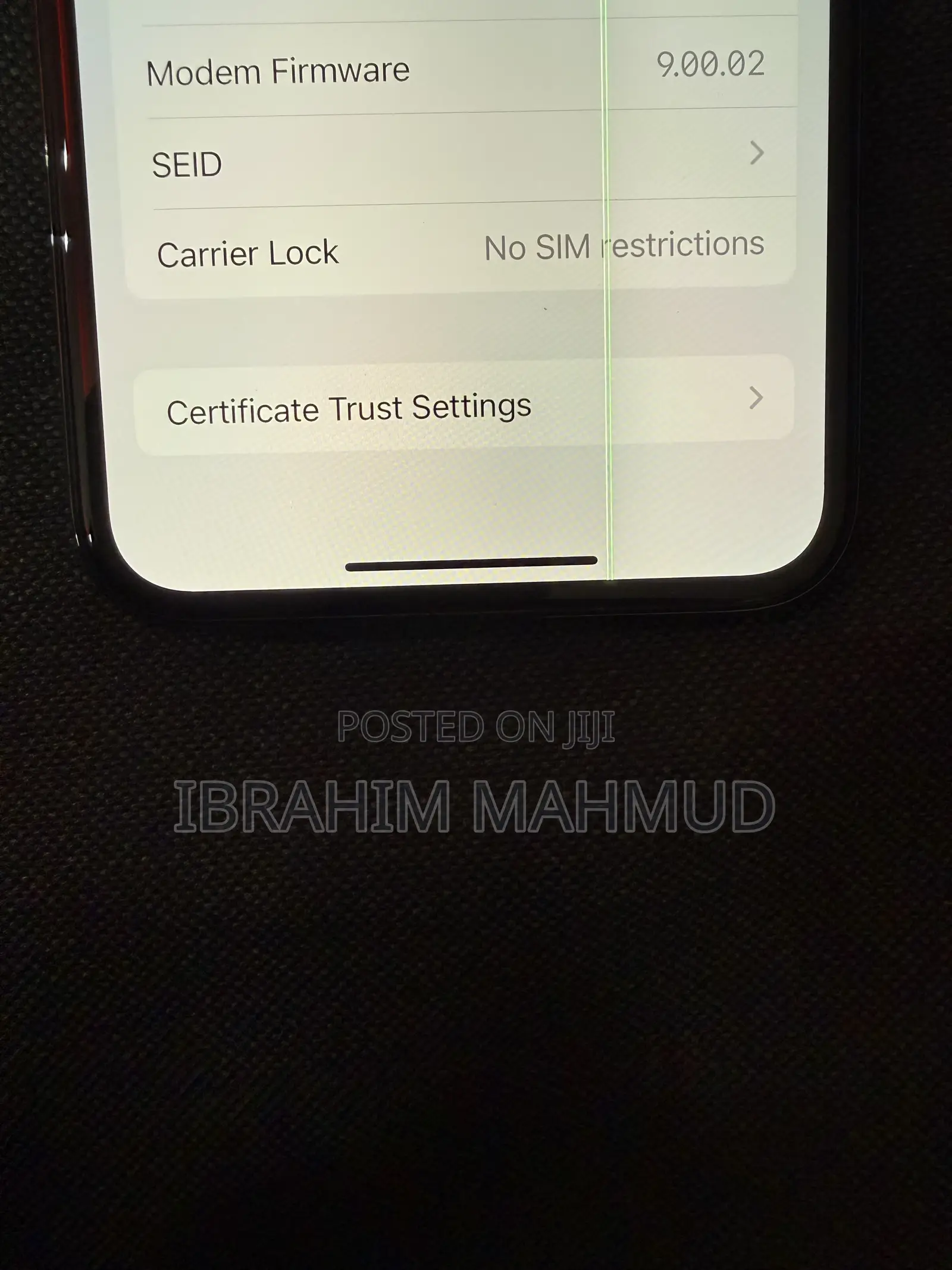 Apple iPhone X 256 GB Black