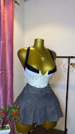 Uk Thrift Bodysuits and Jeans Skirt