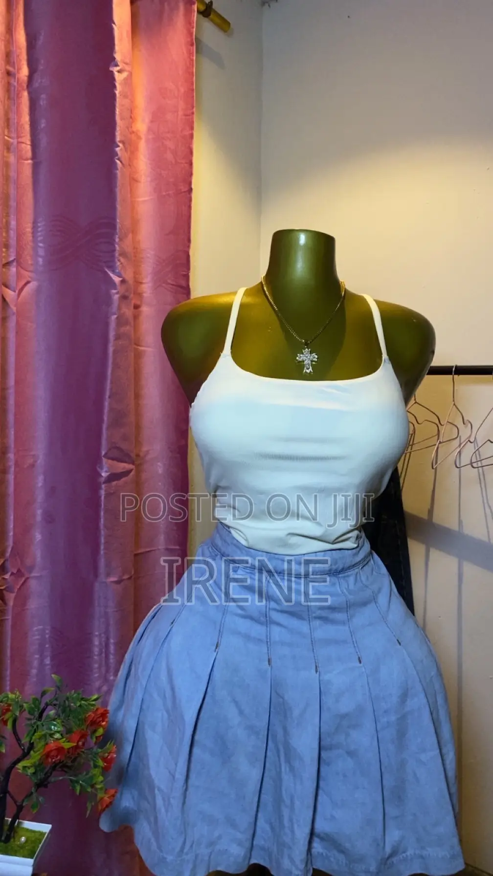 Uk Thrift Bodysuits and Jeans Skirt