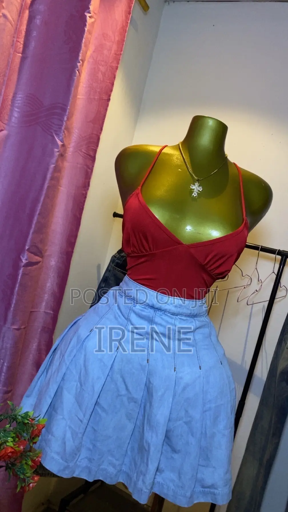 Uk Thrift Bodysuits and Jeans Skirt