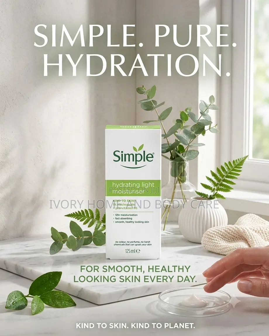 Simple Hydrating Light Moisturiser (125ml)